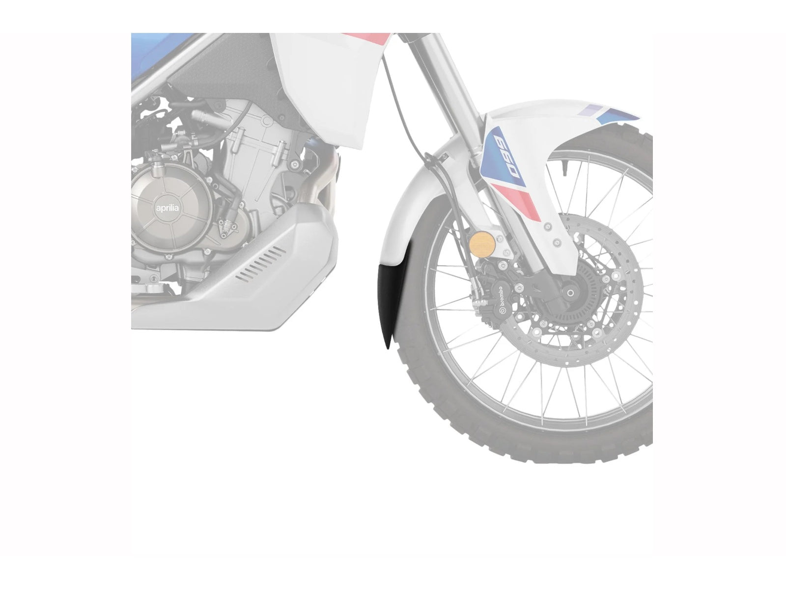 Puig Front Mudguard Extender for Aprilia Tuareg 660 (22-26)