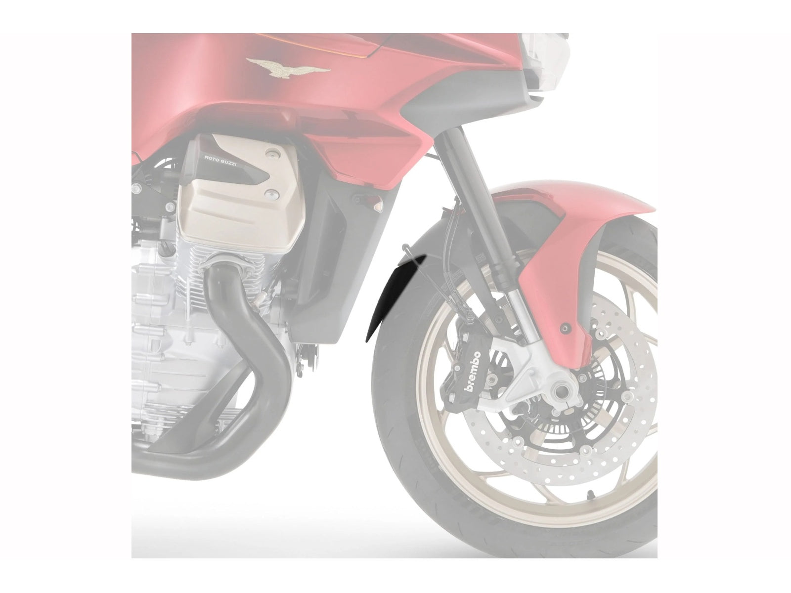 Puig Front Mudguard Extender for Moto Guzzi V100 Mandello S (23-26)