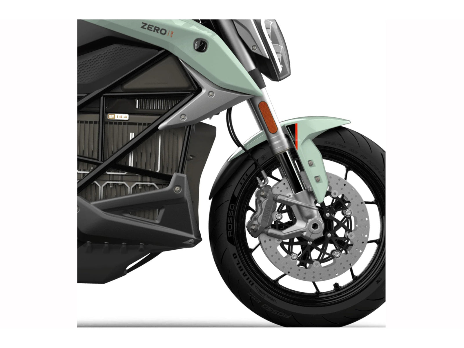 Puig Front Mudguard Extender In Black for Zero S (20-25)