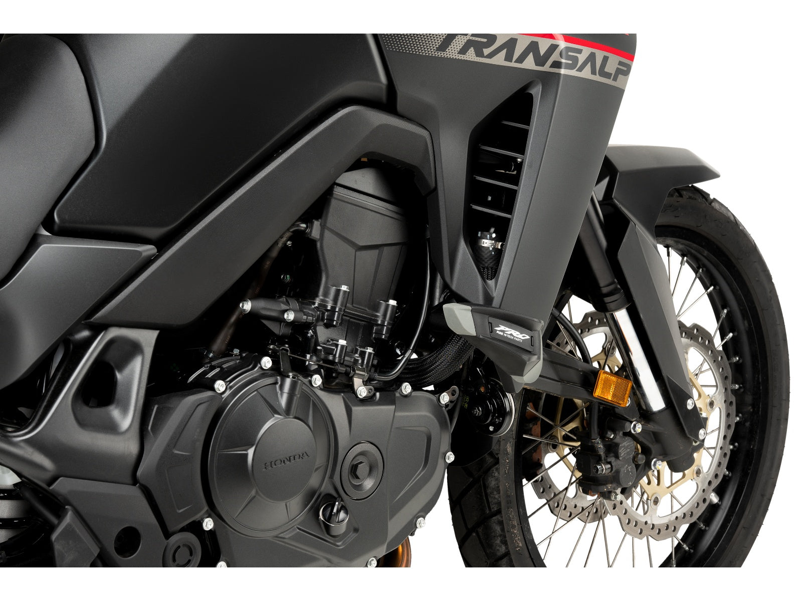 Puig Pro Frame Sliders In Black for Honda XL750 Transalp (23-25)