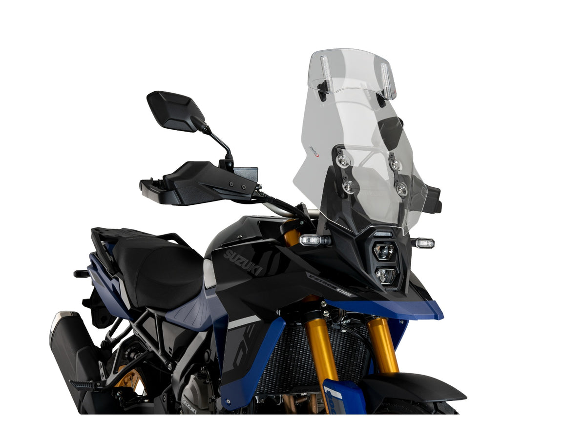 Puig Touring Screen With Extender In Clear for Suzuki V-Strom 800 Tech (23-24)