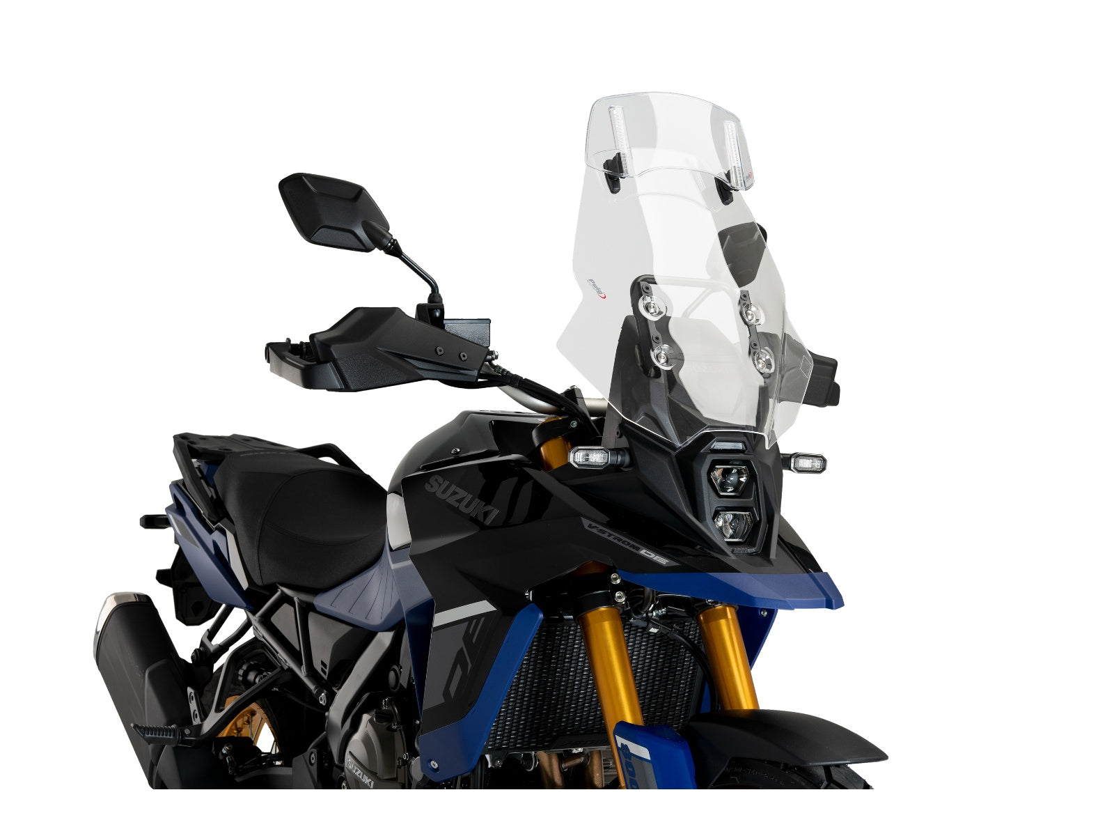 Puig Touring Screen With Extender In Clear for Suzuki V-Strom 800 Tech (23-24)