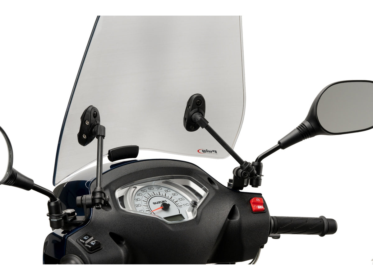 Puig Traffic Screen In Clear for Suzuki Address 125i (21-25)