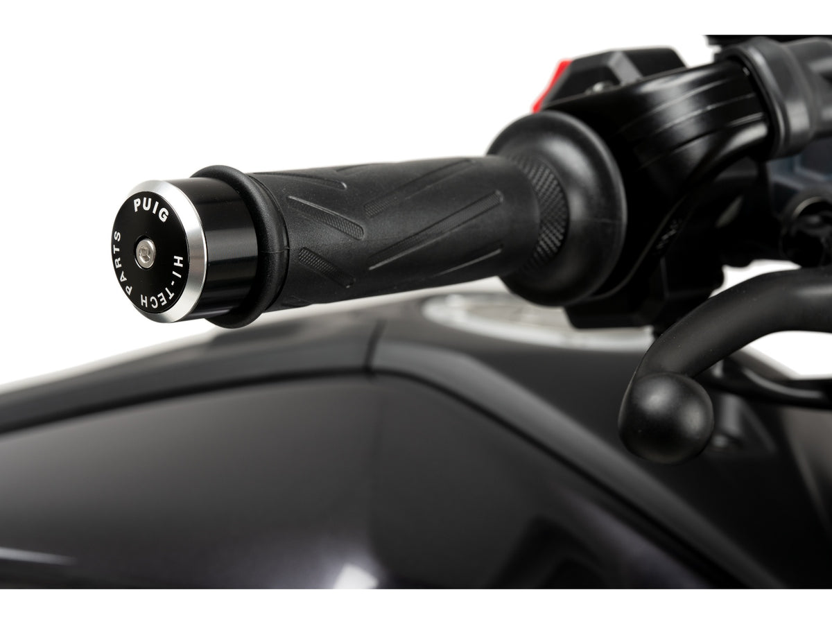 Puig Balance Bar Ends In Black for Yamaha MT-07 Pure (23-24)