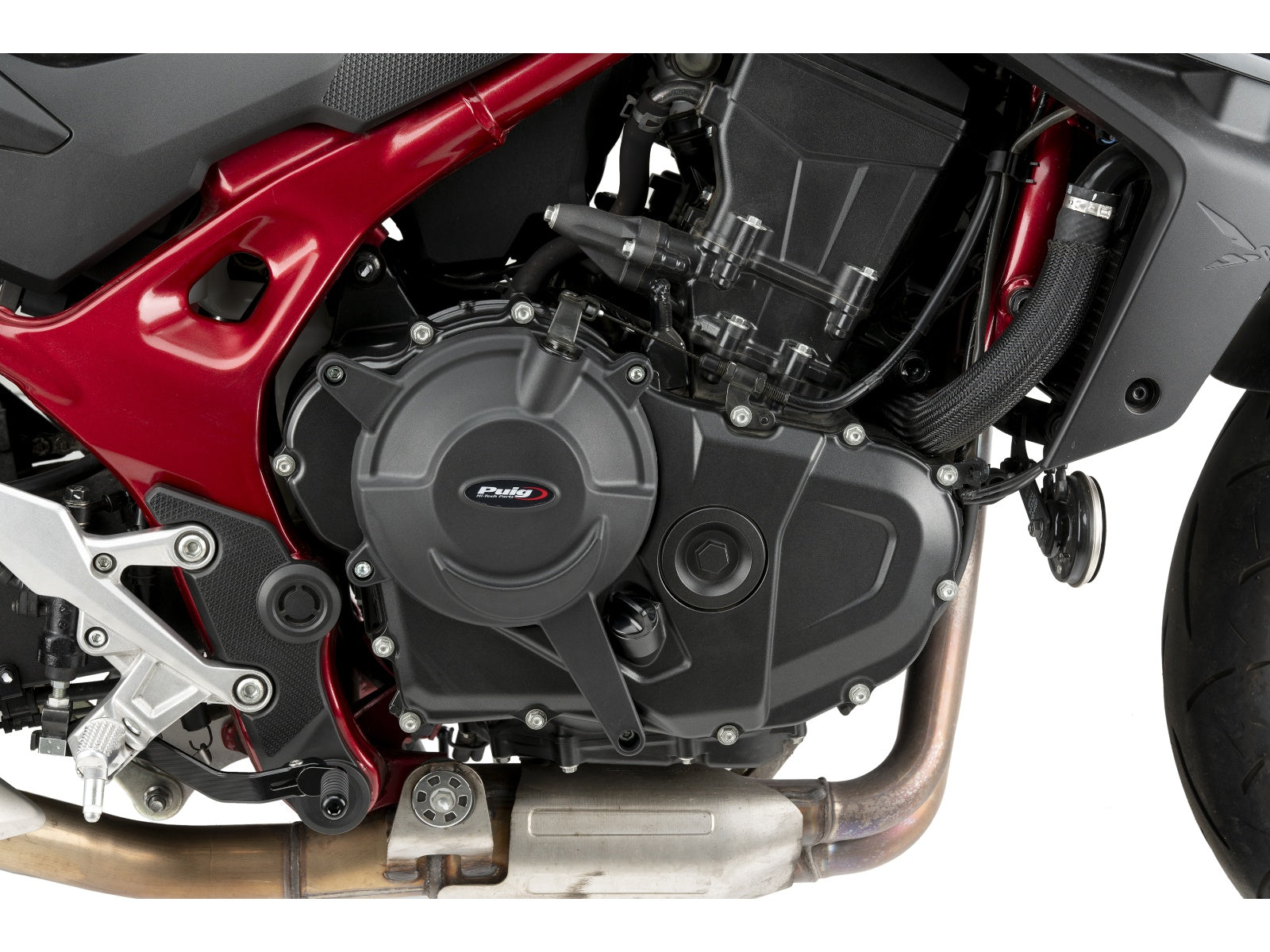 Puig Engine Guard In Black for Honda CB750 Hornet (23-25)