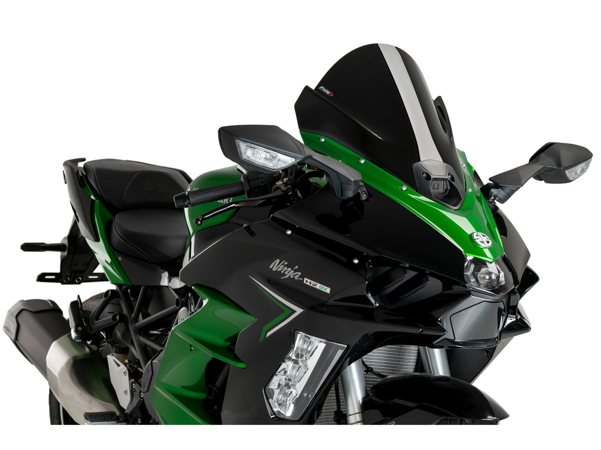 Puig Z-Racing Screen In Clear for Kawasaki H2 SX SE (23-25)