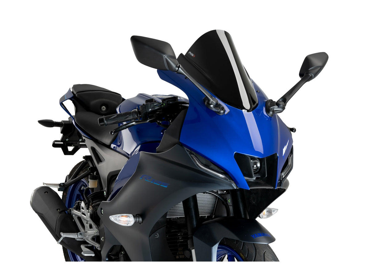 Puig Z-Racing Screen In Clear for Yamaha YZF 125 R (23-25)