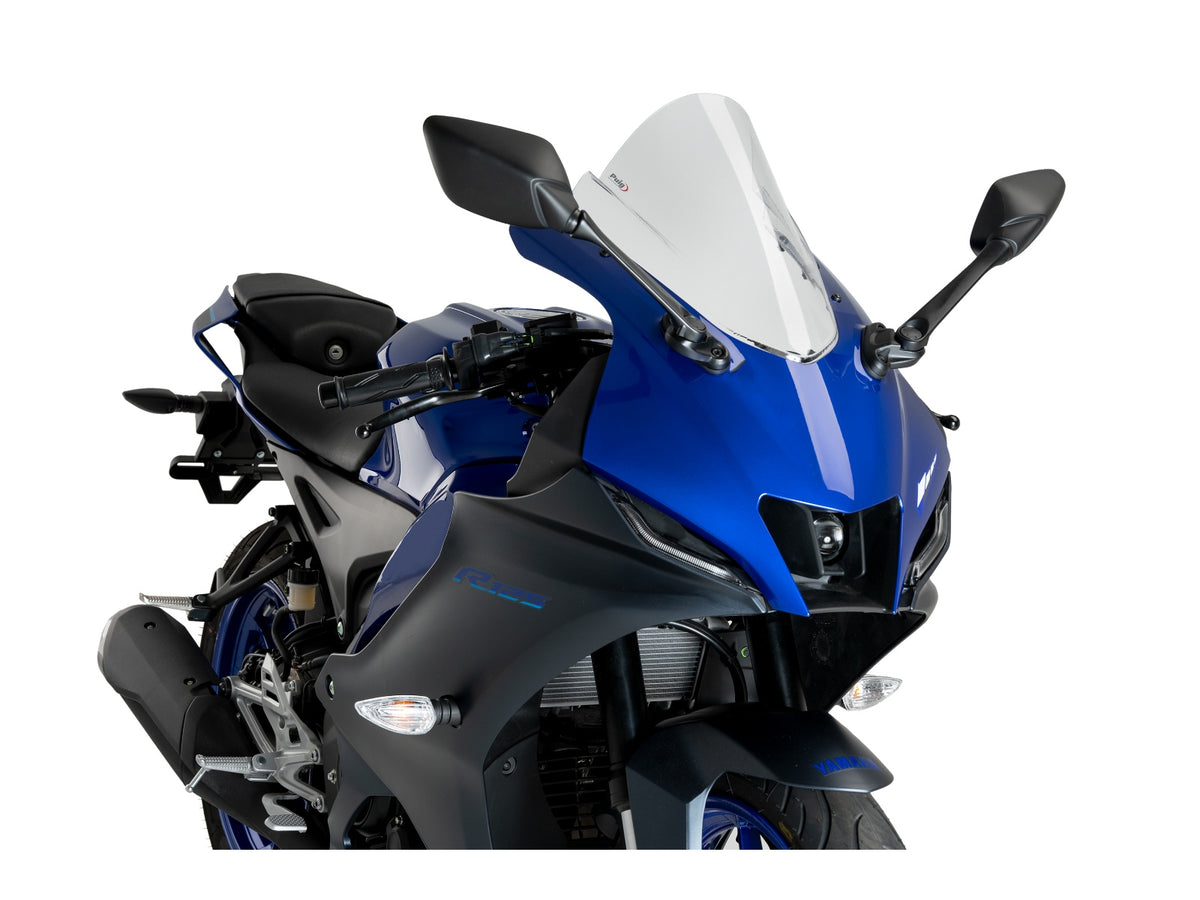 Puig Z-Racing Screen In Clear for Yamaha YZF 125 R (23-25)