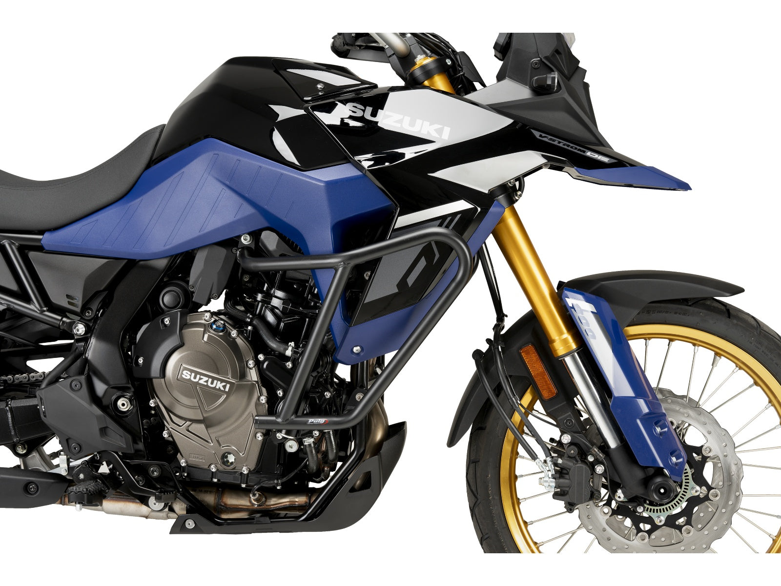 Puig Engine Guard In Black for Suzuki V-Strom 800 DE (23-25)