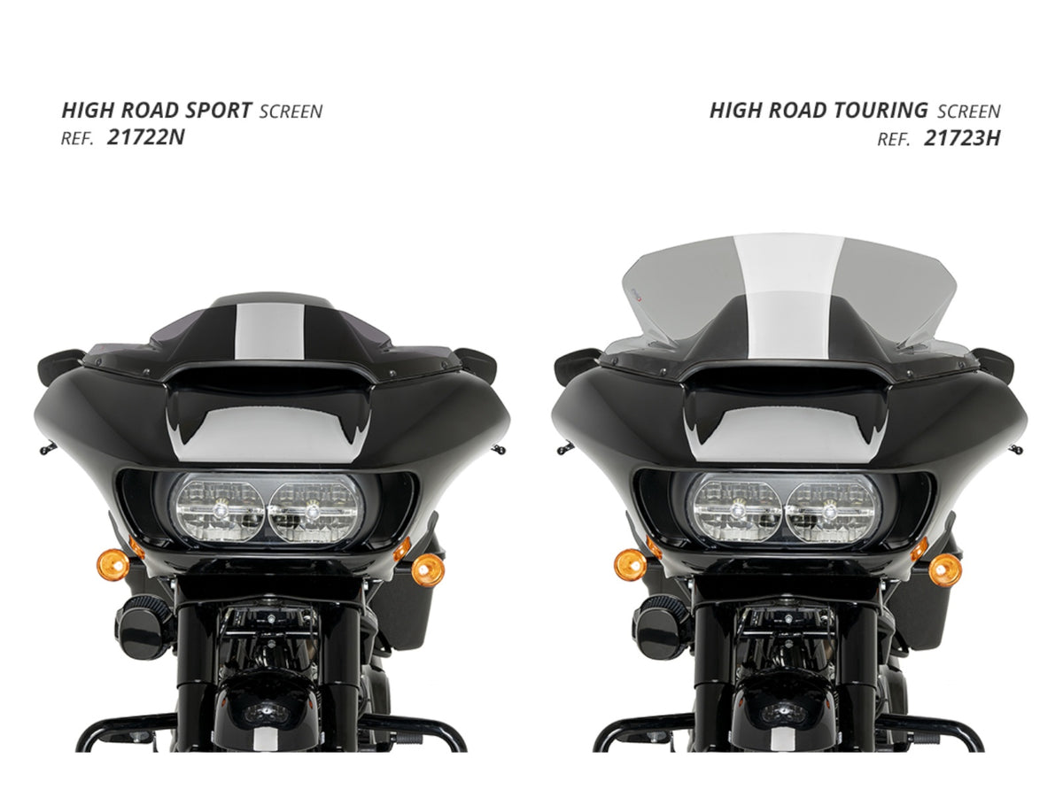 Puig Batwing Sport Screen In Clear for Harley Davidson Road Glide Limited FLTRK (20-24)
