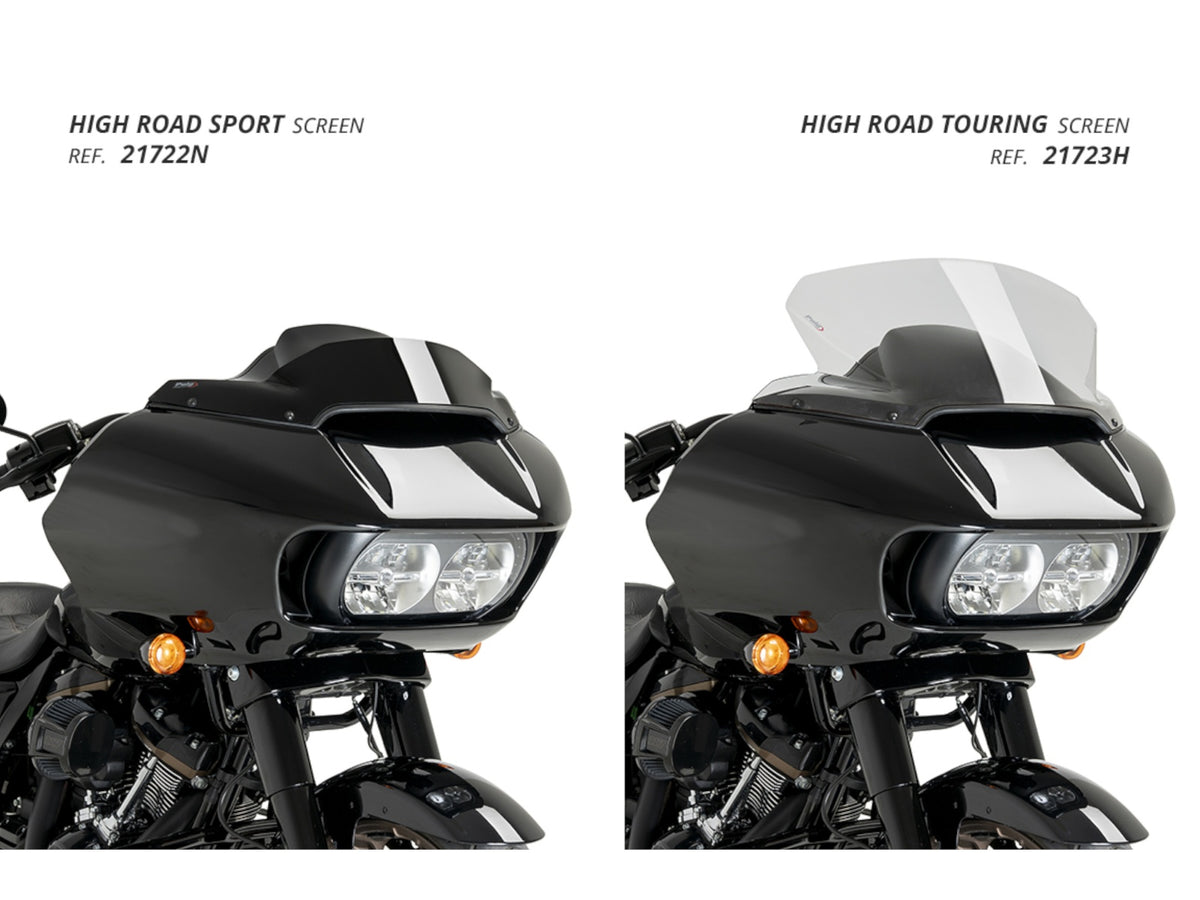 Puig Batwing Sport Screen In Clear for Harley Davidson Road Glide ST FLTRXST (22-23)