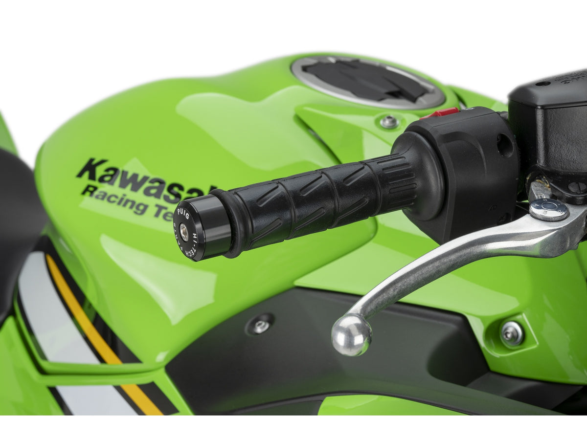 Puig Balance Bar Ends In Black for Kawasaki Ninja 650 (20-25)