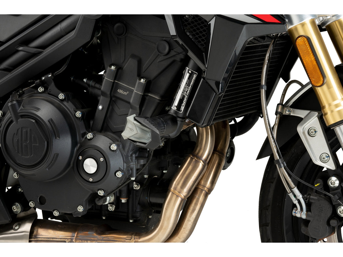 Puig R19 Frame Sliders In Black for Keeway M502N (23-24)