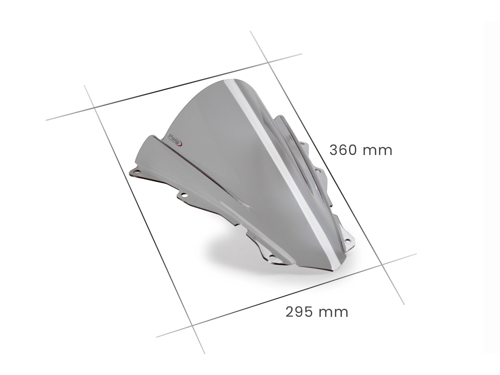 Puig R-Racer Screen In Clear for Kawasaki ZX-4R (24-25)