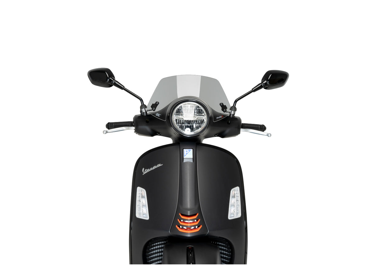 Puig GTS Sport Screen In Clear for Piaggio Vespa GTS Super Sport 300 (23-25)