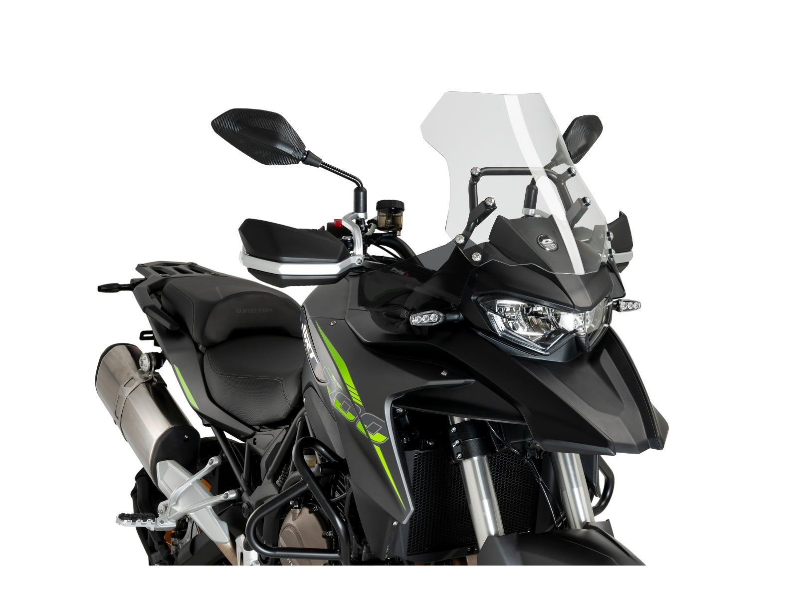 Puig Front Wind Deflectors In Clear for QJ Motor SRT 700X Trail (23-25)