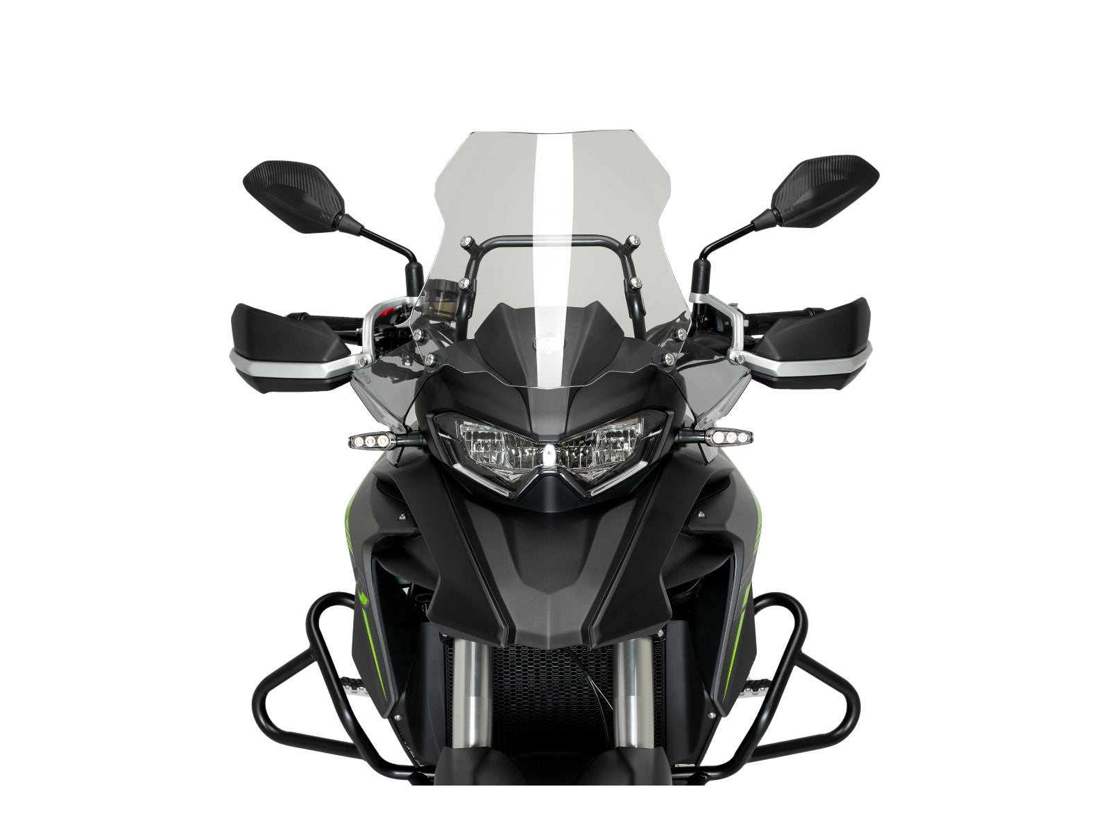 Puig Front Wind Deflectors In Clear for QJ Motor SRT 700X Trail (23-25)