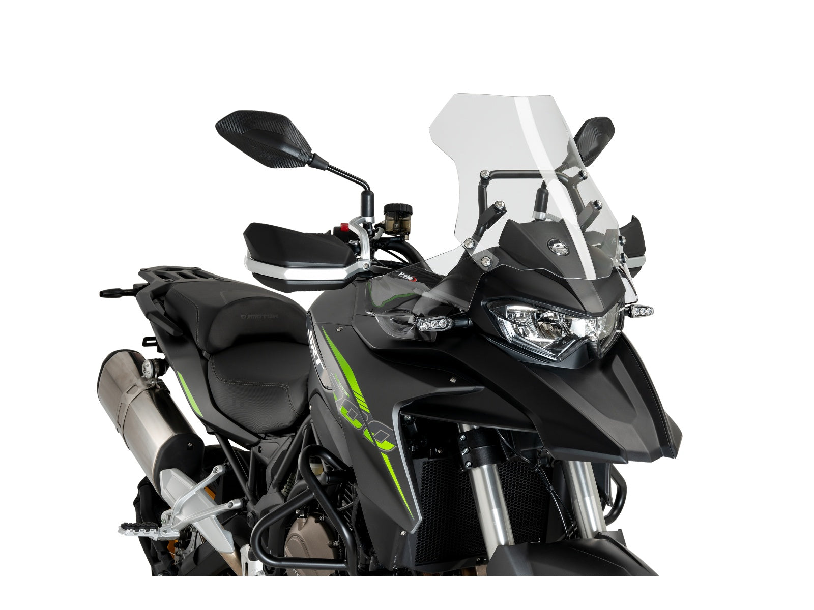 Puig Front Wind Deflectors In Clear for QJ Motor SRT 700X Trail (23-25)