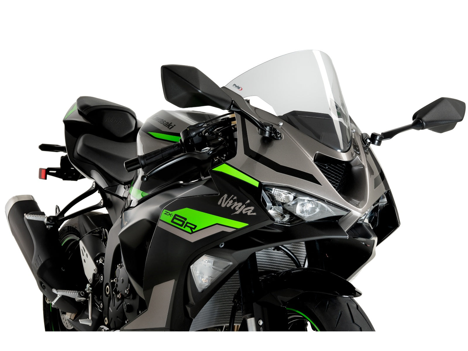 Puig R-Racer Screen In Clear for Kawasaki ZX-6R 636 (24-25)
