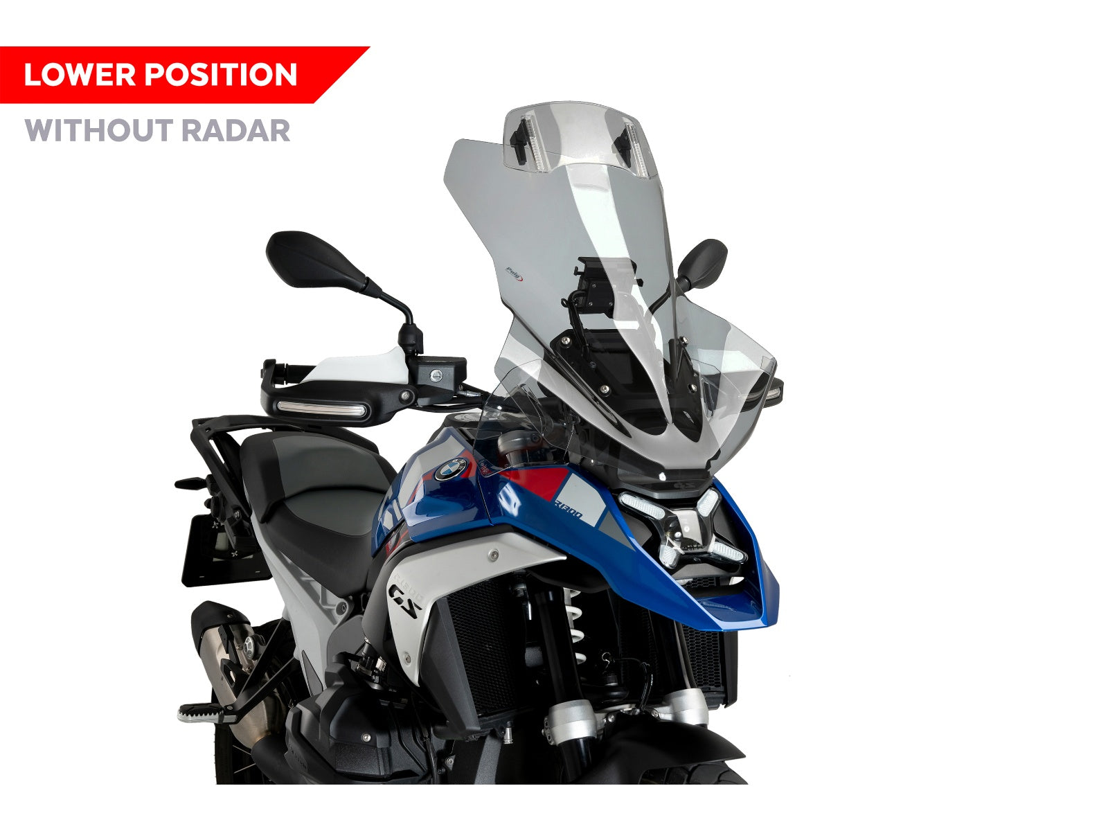 Puig Touring Screen With Extender In Clear for BMW R1300 GS (23-25)