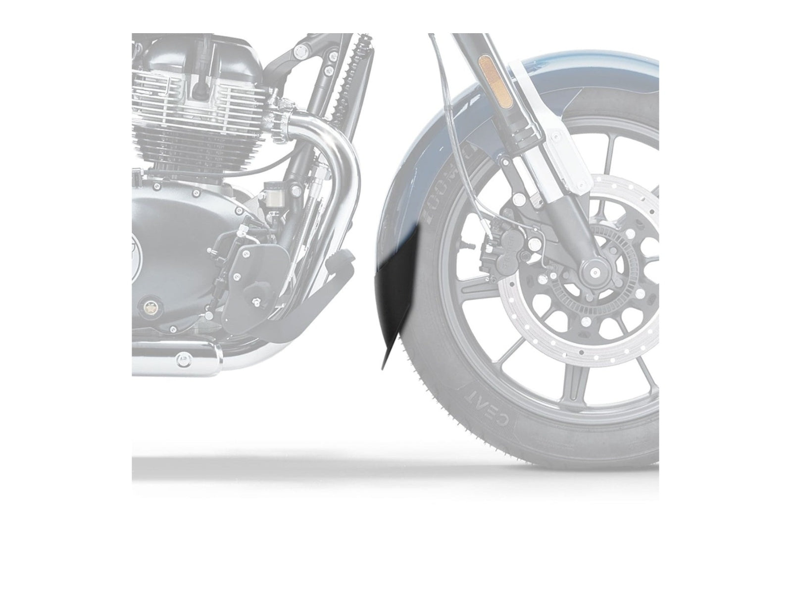 Puig Front Mudguard Extender for Royal Enfield Super Meteor 650 (23-26)