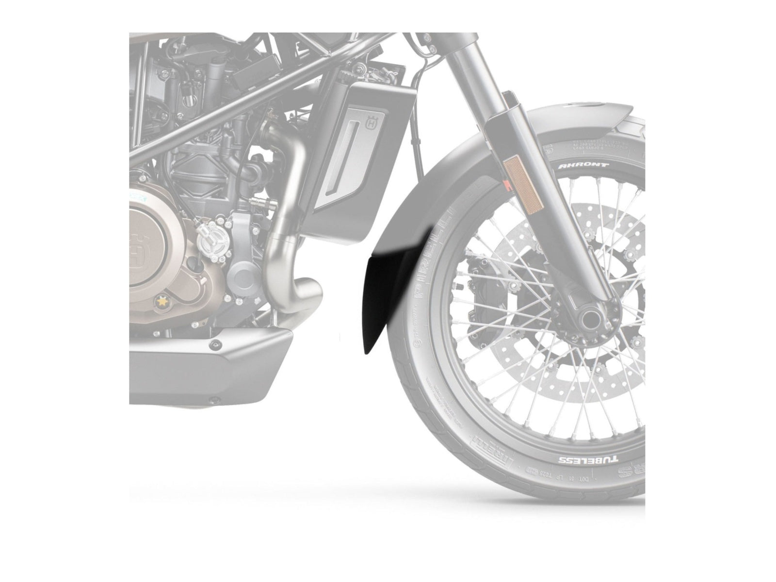 Puig Front Mudguard Extender for Husqvarna Svartpilen 701 (19-20)