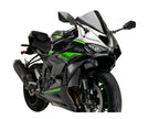 Puig Racing Downforce Spoilers In Matt Black for Kawasaki ZX-6R 636 (24-25)