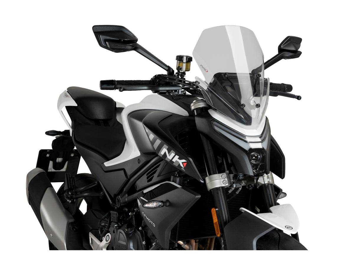 Puig New Generation Sport Screen In Clear for CF Moto 450NK (23-25) Main image