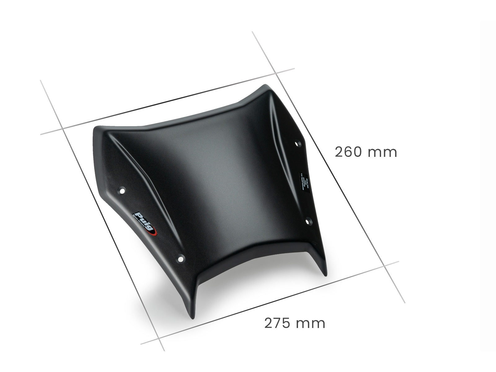 Puig New Generation Sport Screen In Matt Black for BMW R1300 GS (23-25)