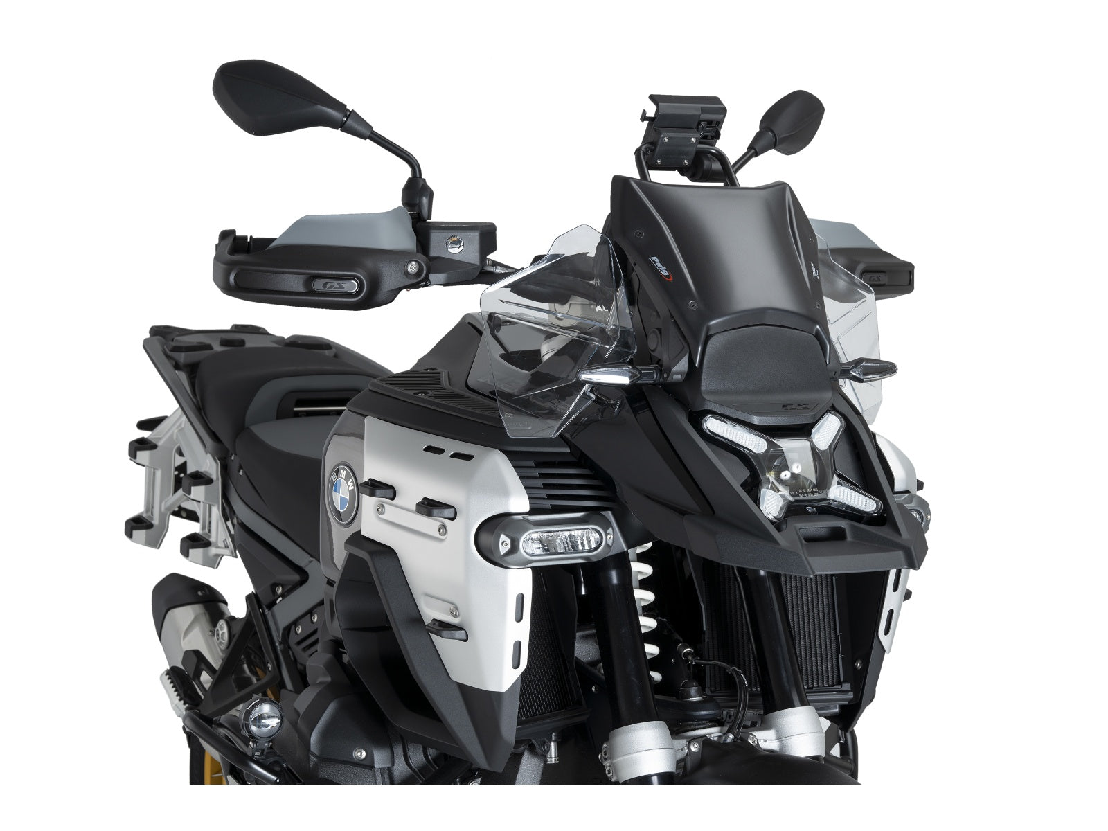 Puig New Generation Sport Screen In Matt Black for BMW R1300 GS Adventure (24-25)