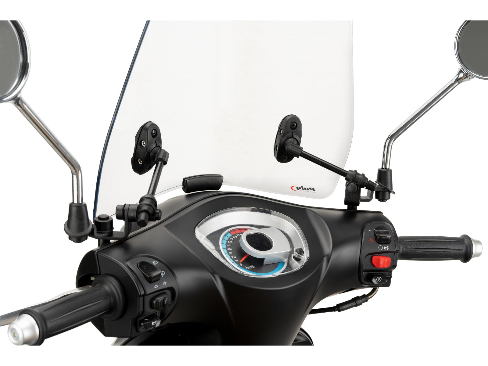 Puig Traffic Screen In Clear for Keeway Versilia 125 (24-25)