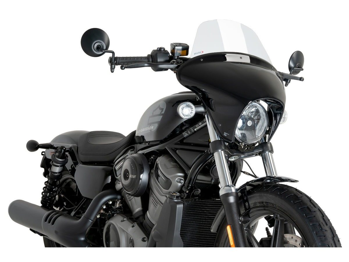 Puig Batwing Sport Screen In Clear for Harley Davidson Nightster Special (23-24) Main image