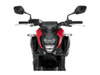 Puig Naked Front Downforce Spoilers In Matt Black for Honda CB500 Hornet (24-25)
