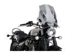 Puig Adjustable Twin Screen In Clear for Triumph Bonneville Speedmaster (18-25)