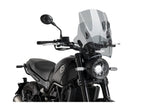 Puig Adjustable Twin Screen In Clear for Benelli Leoncino 500 (16-25)