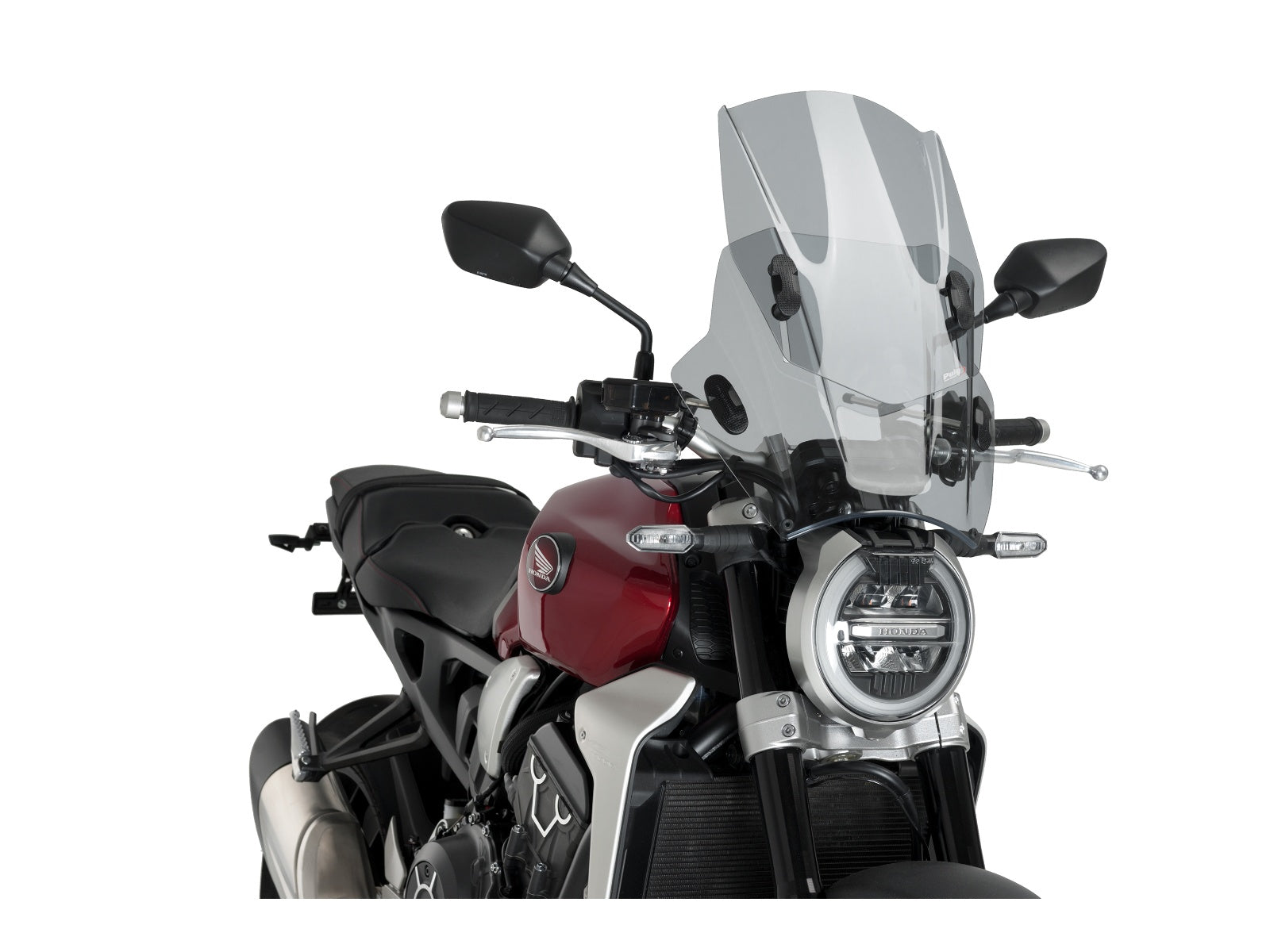 Puig Adjustable Twin Screen In Clear for Honda CB1000 R Neo Sports Cafe (18-20)