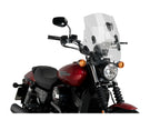 Puig Adjustable Twin Screen In Clear for Harley Davidson Street 750 XG750 (19-21)
