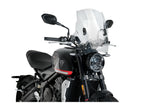 Puig Adjustable Twin Screen In Clear for Triumph Trident 660 (21-25)