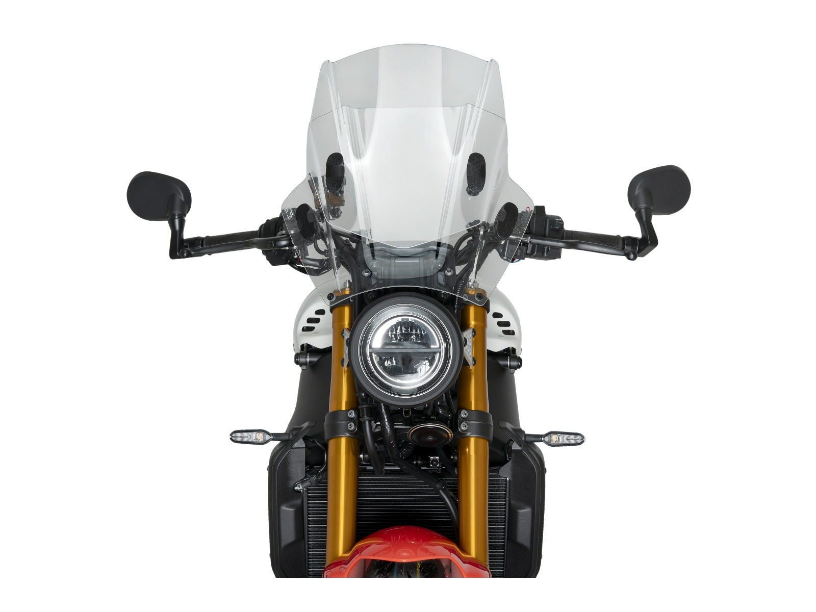 Puig Adjustable Twin Screen In Clear for Yamaha XSR 900 (16-25)