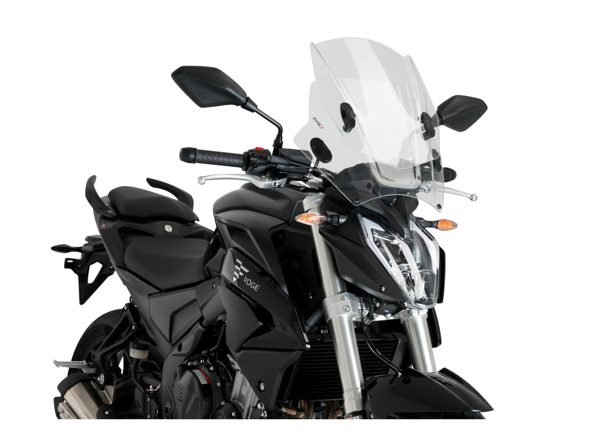 Puig Adjustable Twin Screen In Clear for Voge 500R (21-24)