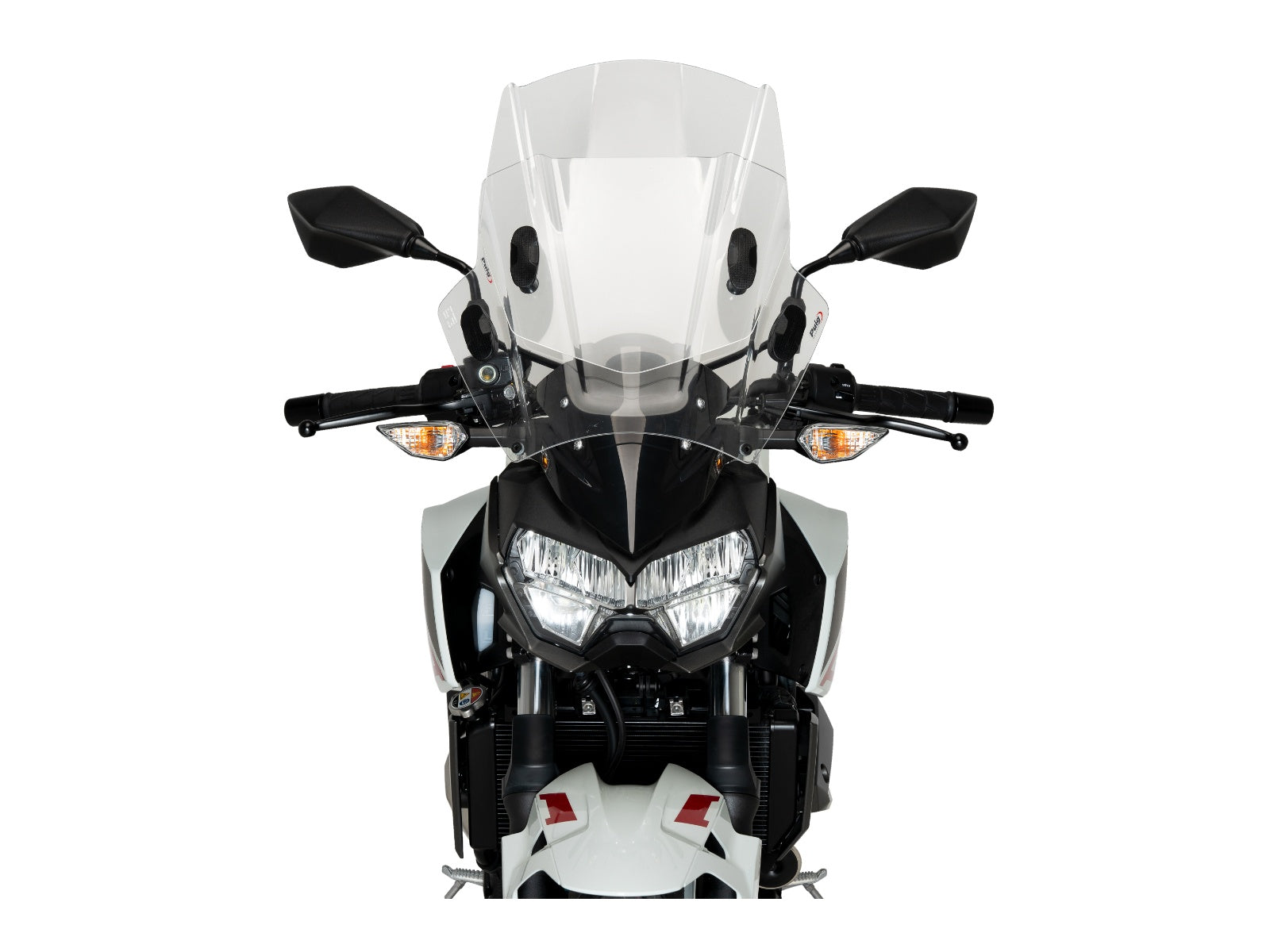 Puig Adjustable Twin Screen In Clear for Kawasaki Z400 (23-24)