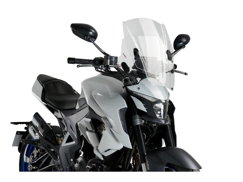 Puig Adjustable Twin Screen In Clear for Zontes ZT350-R (23-25)