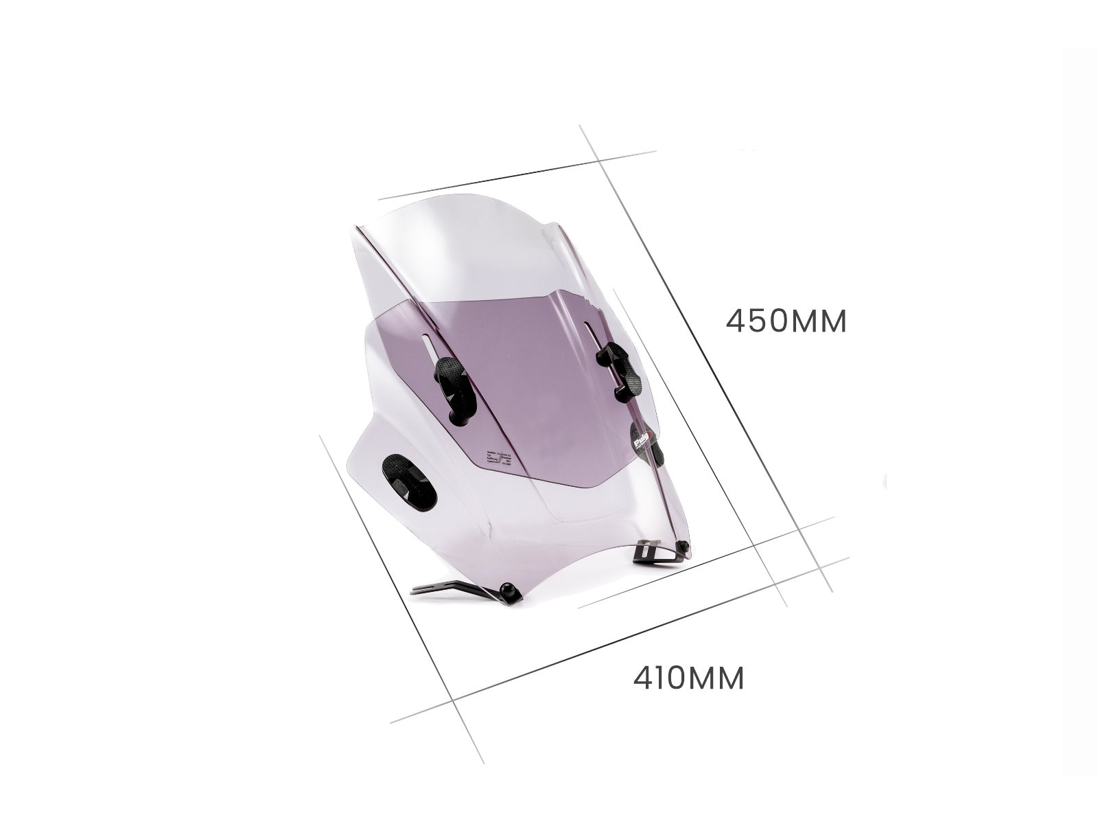 Puig Adjustable Twin Screen In Clear for Voge 525ACX (23-25)
