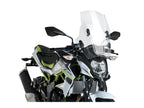 Puig Adjustable Twin Screen In Clear for Kawasaki Z125 (19-24)