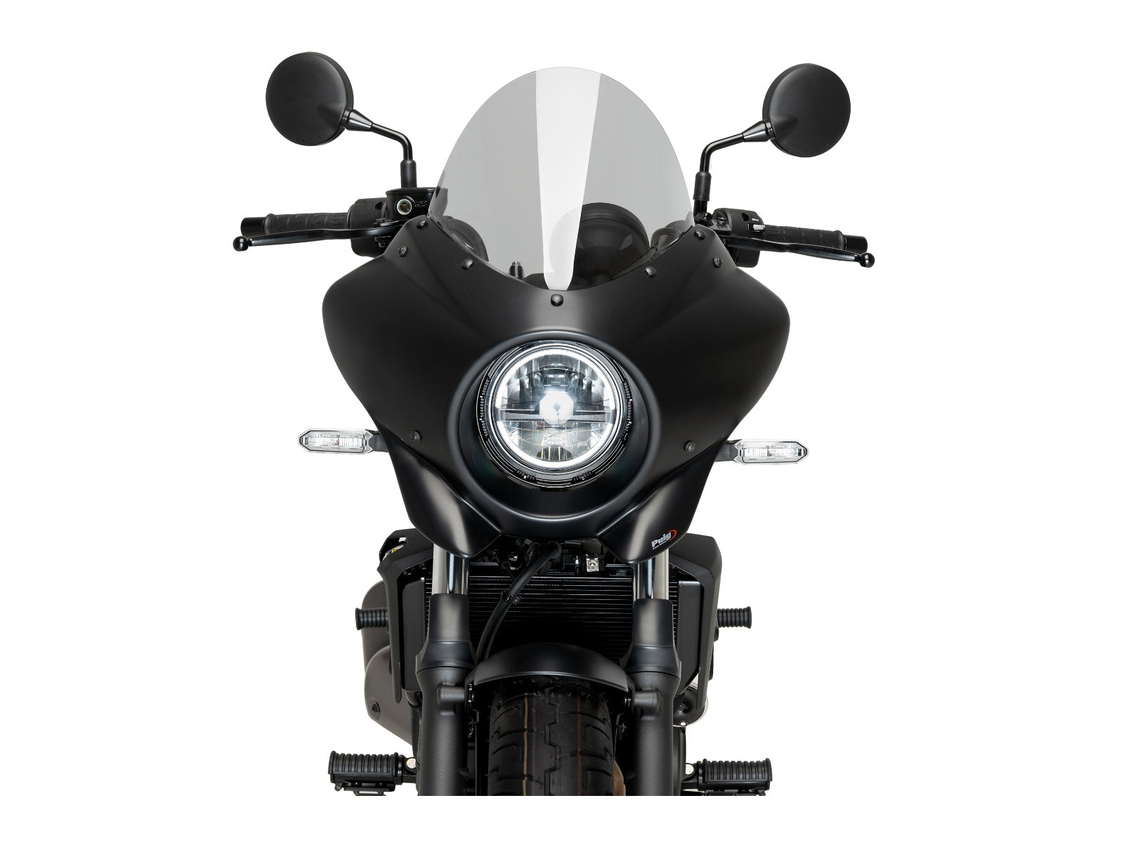 Puig Mirage Touring Screen In Clear for Kawasaki Eliminator 500 SE (24-25)