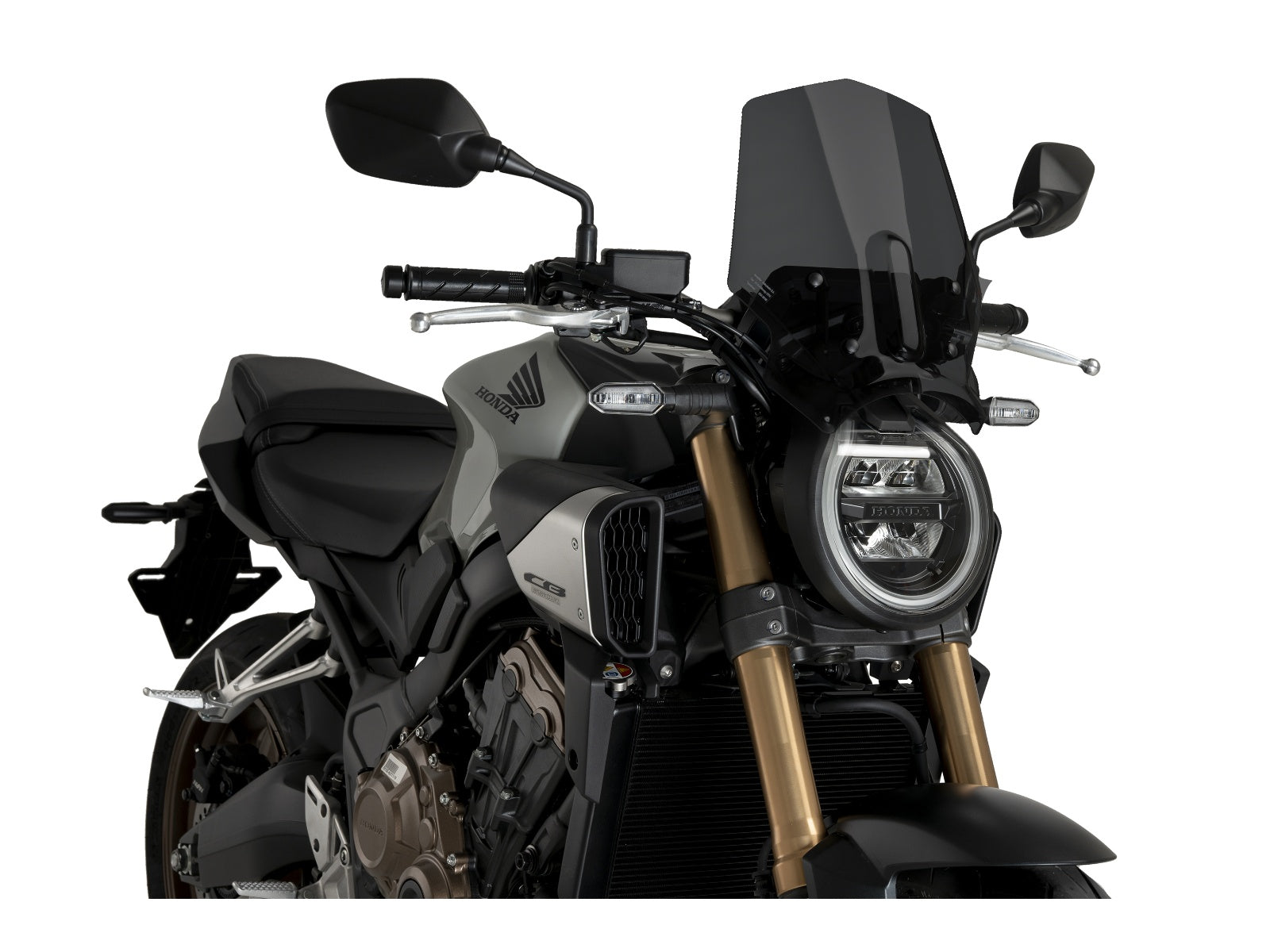 Puig New Generation Sport Screen In Clear for Honda CB650 R Neo Sports Cafe (24-25)
