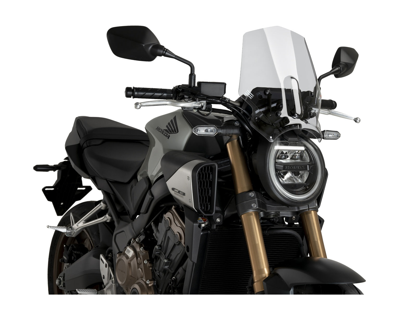 Puig New Generation Sport Screen In Clear for Honda CB650 R Neo Sports Cafe (24-25)