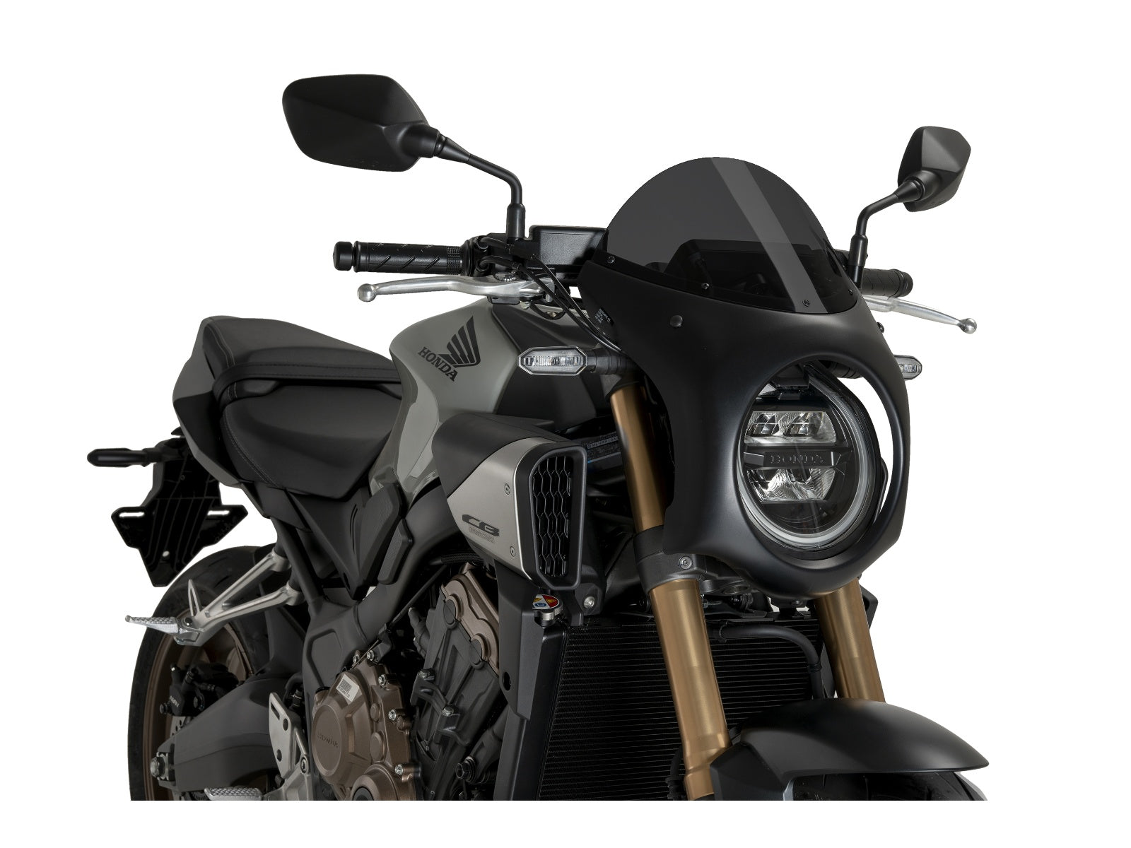 Puig Retrovision Screen In Clear for Honda CB650 R Neo Sports Cafe (24-25)