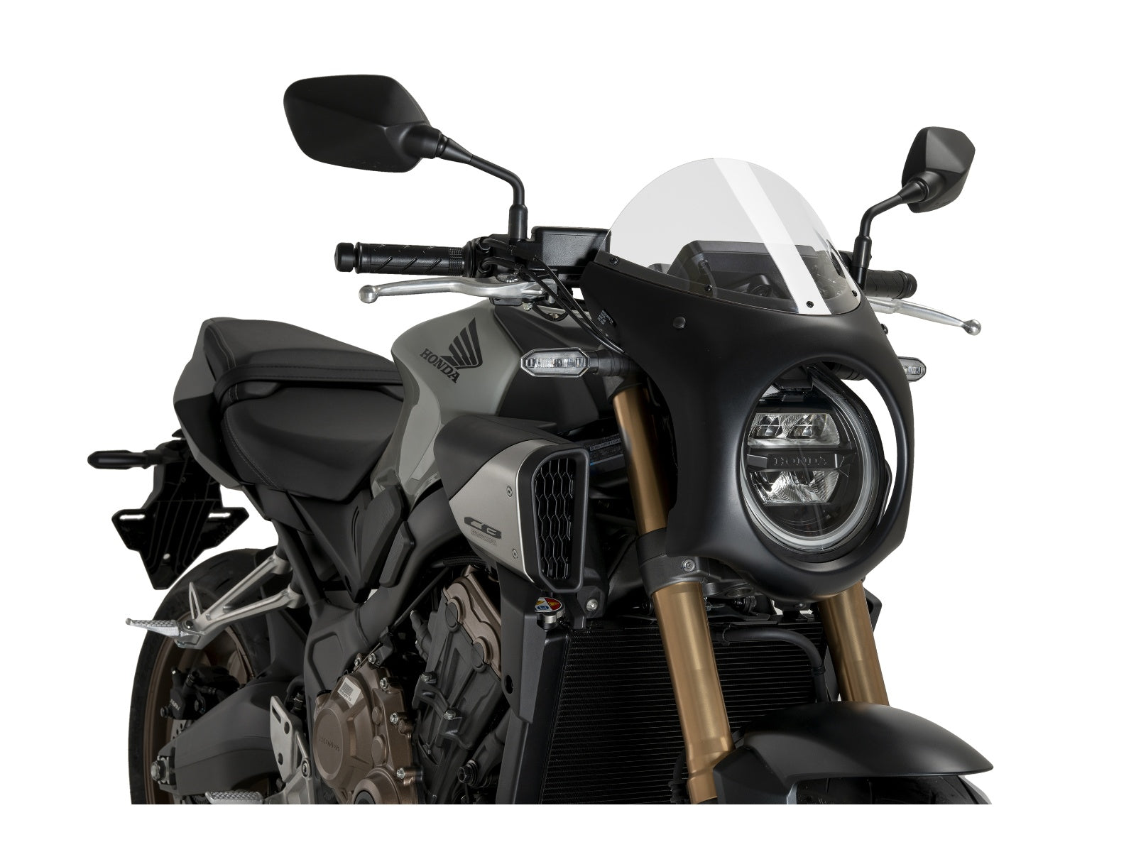 Puig Retrovision Screen In Clear for Honda CB650 R Neo Sports Cafe (24-25)