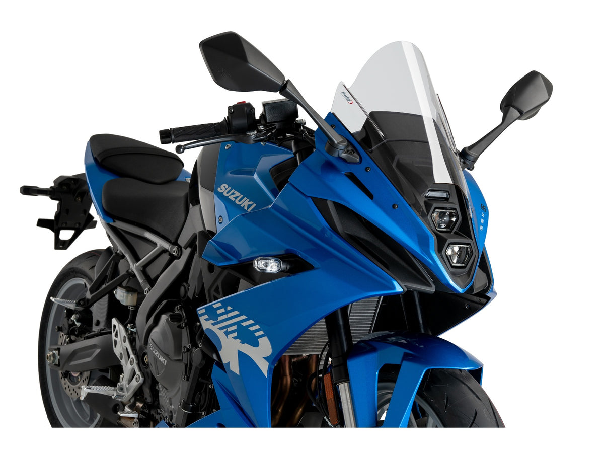 Puig R-Racer Screen In Clear for Suzuki GSX 8R (24-25)